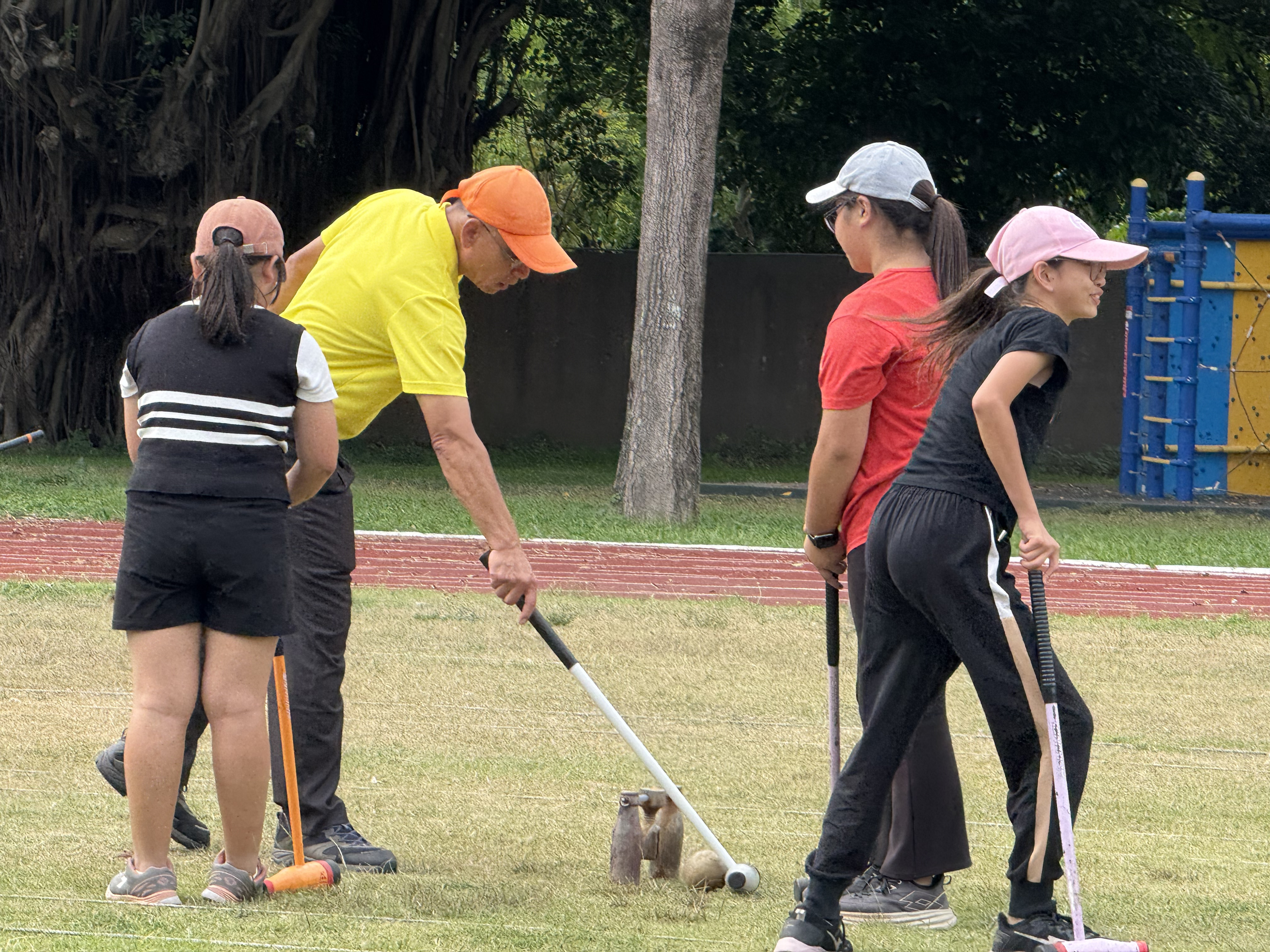 埤腳國小瘋木球 一桿一球啟發孩子潛能